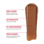 EltaMD UV Clear Deep Tint packaging box showing ingredients