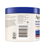 Aveeno skin relief intense moisture repair cream open jar showing rich texture