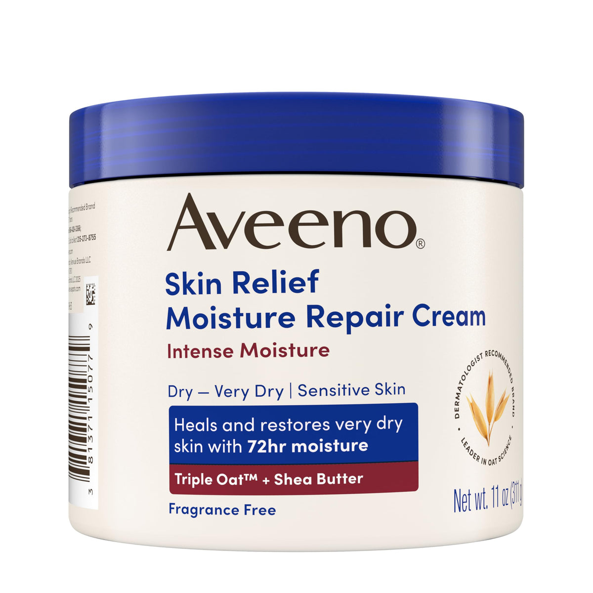 Premium Aveeno intensive moisturizing body cream for heels elbows and knees