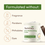 Large 20 Ounce Aveeno moisturizing cream container for daily personal care