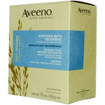 Complete package contents of Aveeno soothing bath treatment 8 packets pack of 2.