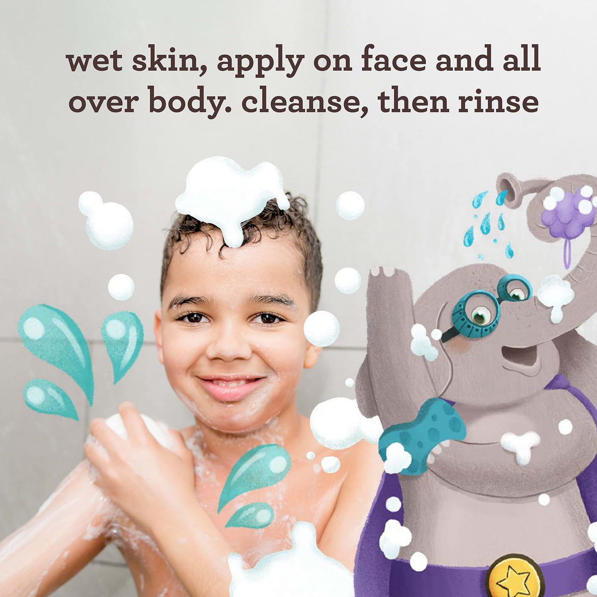 Imported Aveeno kids sensitive skin wash with natural oat extract