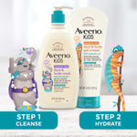 Tear free 2 in 1 face and body wash for children