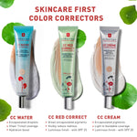 Erborian CC Water Doré travel size tube showcasing Korean skincare makeup hybrid design.
