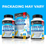 BioSchwartz high potency fish oil supplement supplement facts label layout