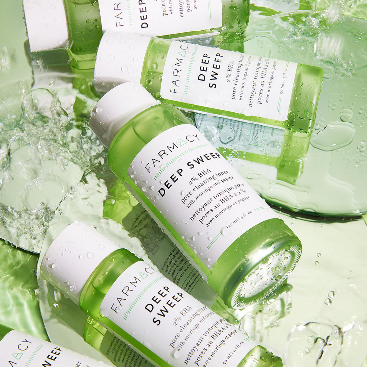 Farmacy Deep Sweep BHA toner showing authentic packaging and premium imported product bottle