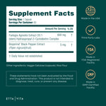 Etta Vita high absorption performance formula bottle showing clean vegan ingredients list