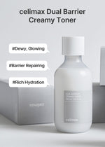 Celimax milky facial toner with ceramides and peptides for deep skin hydration
