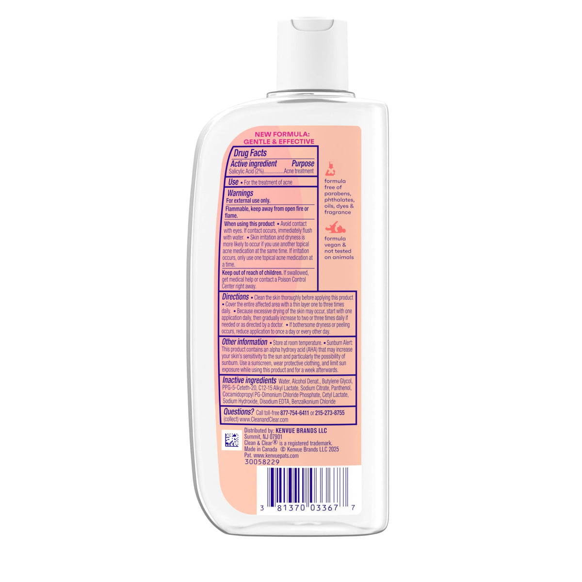Clean And Clear Essentials toner bottle with skincare routine aesthetic