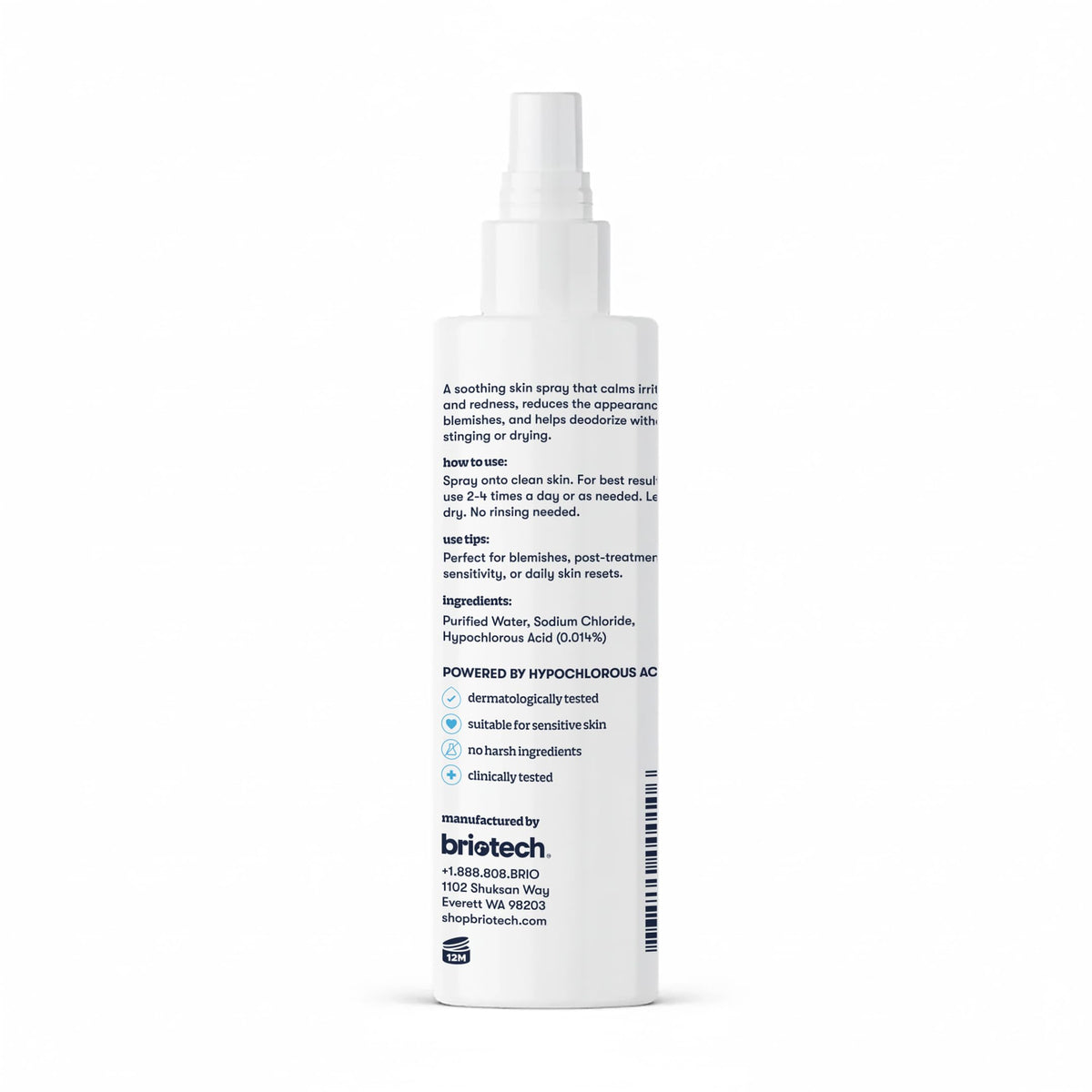 Briotech Topical Skin Spray for body and scalp care