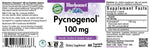 Bluebonnet French Maritime Pine Bark Extract dietary supplement facts and clean ingredient list.