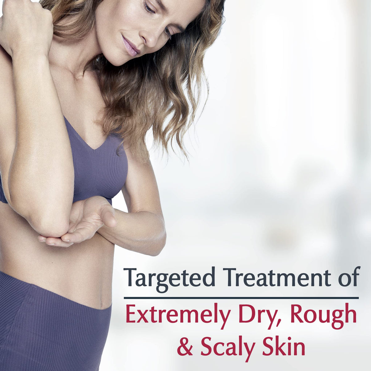 Eucerin Roughness Relief Spot Treatment texture demonstration