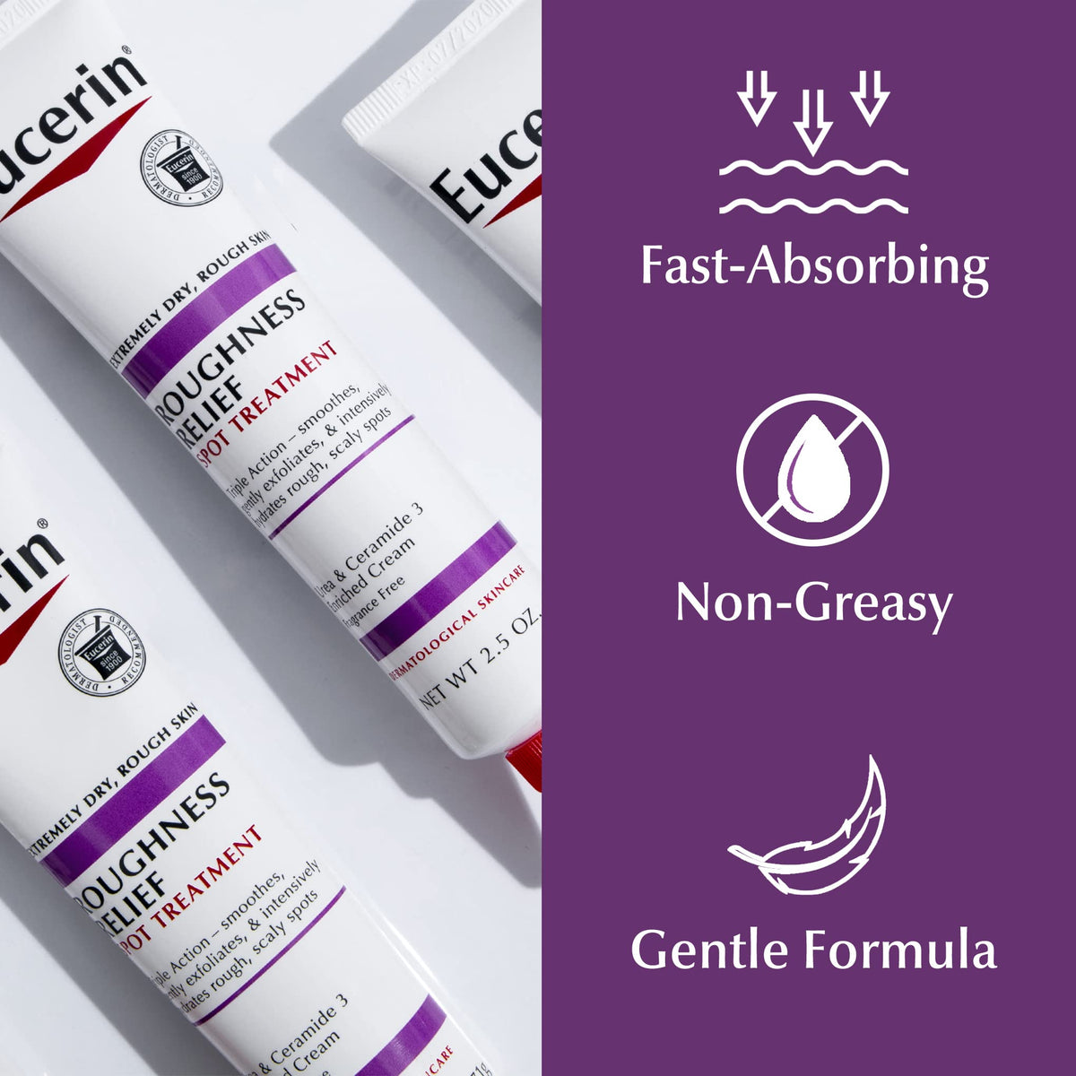 Eucerin Roughness Relief Spot Treatment usage on elbow