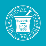 Professional skincare product photography of Eucerin dual pack
