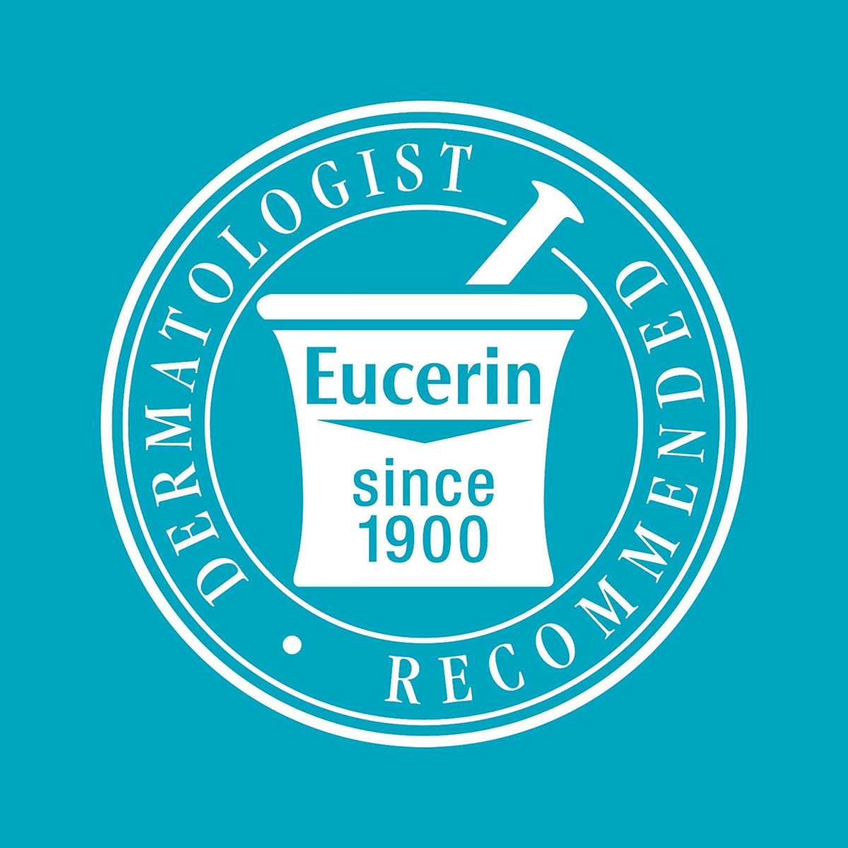 Professional skincare product photography of Eucerin dual pack