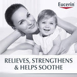 Eucerin Baby Eczema Relief cream texture on skin
