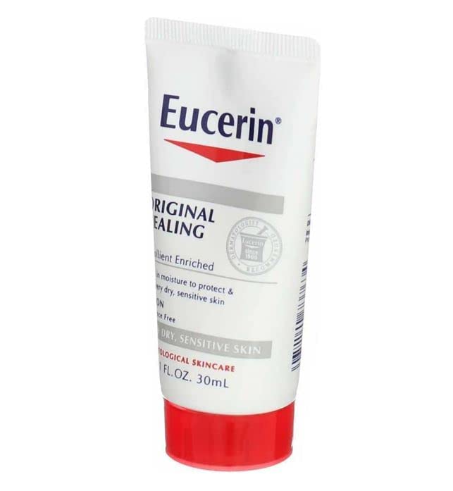 Eucerin fragrance free moisturizing lotion for sensitive skin packaging
