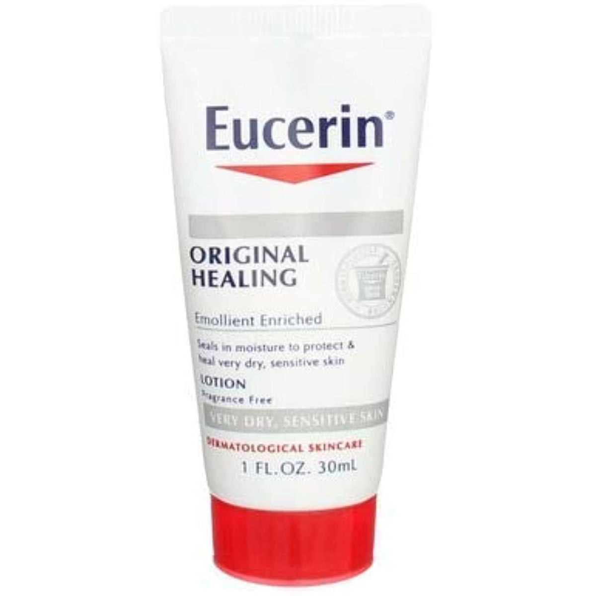Eucerin Original Healing lotion red cap travel twin pack