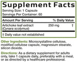 Bronson premium health artichoke extract capsules for natural bile production and bloating relief