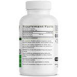 Bronson Vitamins Bilberry 3000mg supplement label showing non-GMO and gluten-free certifications