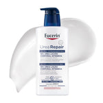 Eucerin UreaRepair Plus intensive skin moisturizing lotion label detail