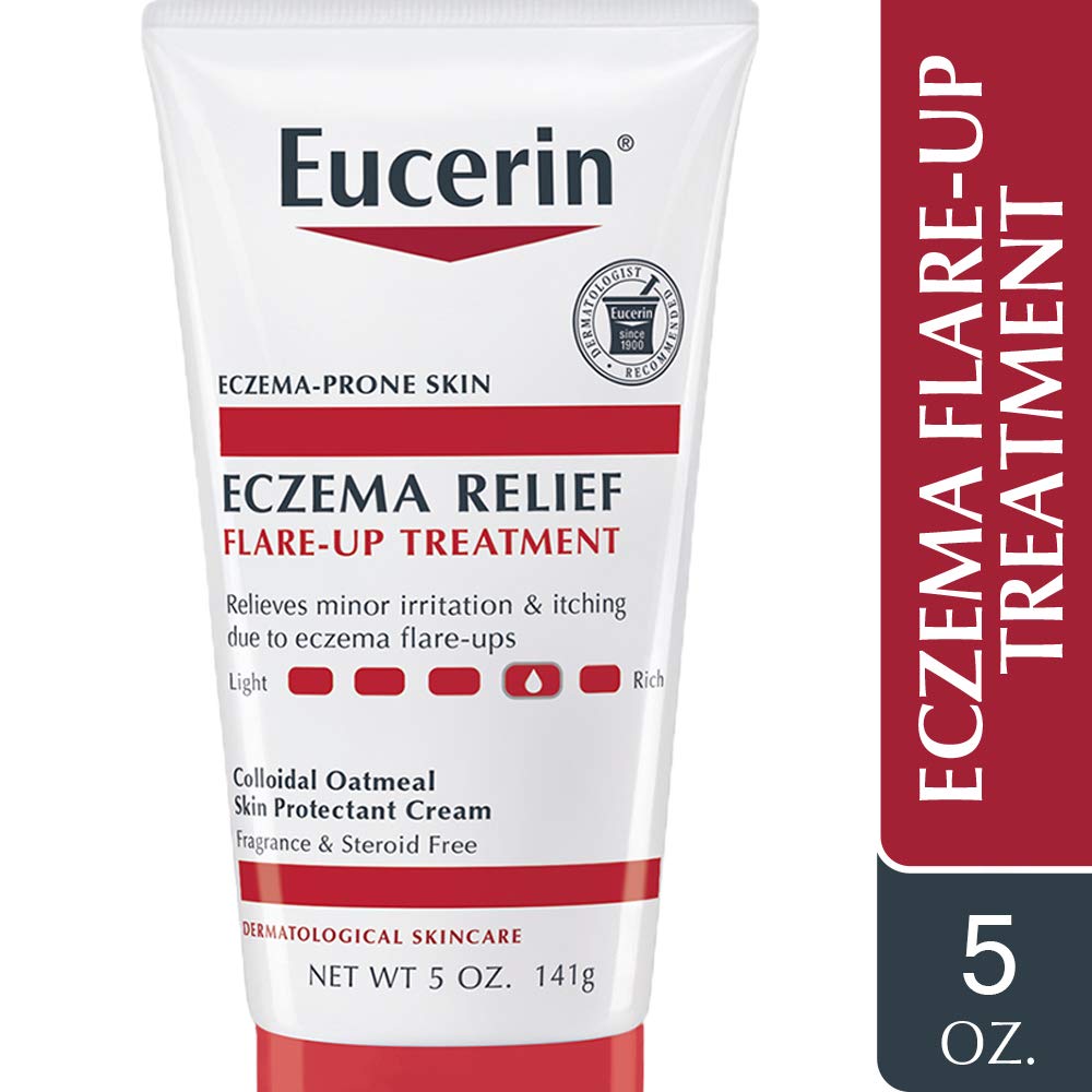 Eucerin Eczema Relief cream five ounce tube packaging