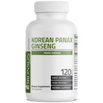Close up of Bronson Korean Panax Ginseng capsules