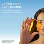 Close up of Eucerin Advanced Hydration sunscreen label