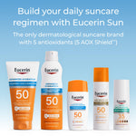 Eucerin Sun Advanced Hydration 5 fluid ounce tube in hand