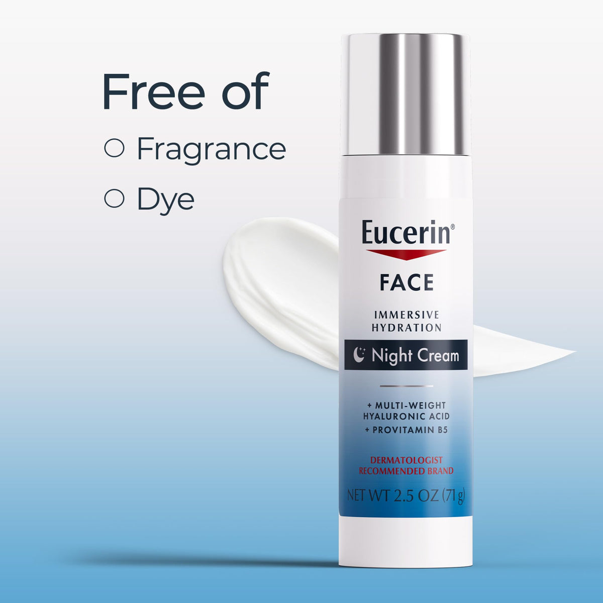 Eucerin Face Immersive Hydration skincare regimen display