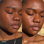 Bubble Skincare Slam Dunk lightweight facial lotion text and ingredients side view