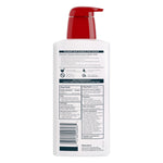 Back view of Eucerin Eczema Relief Cream And Body Wash bottle