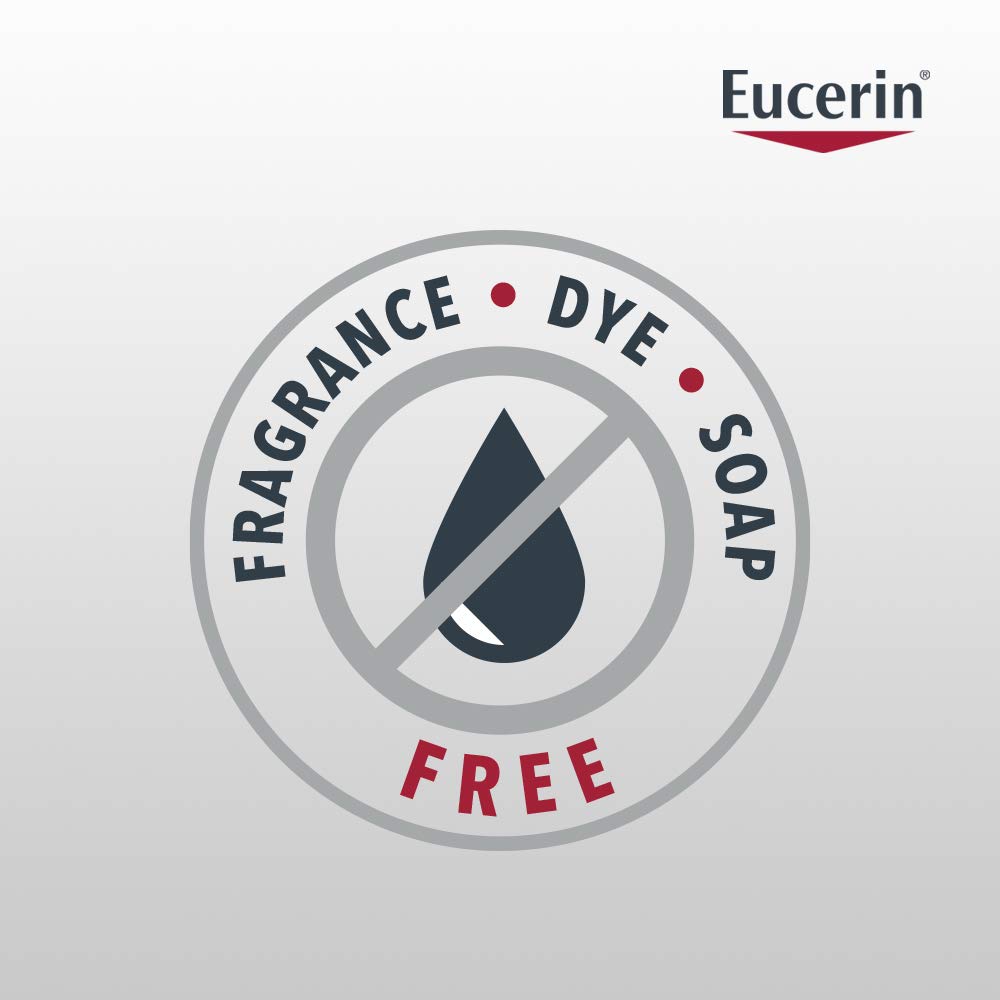 Texture of Eucerin Eczema Relief Cream And Body Wash