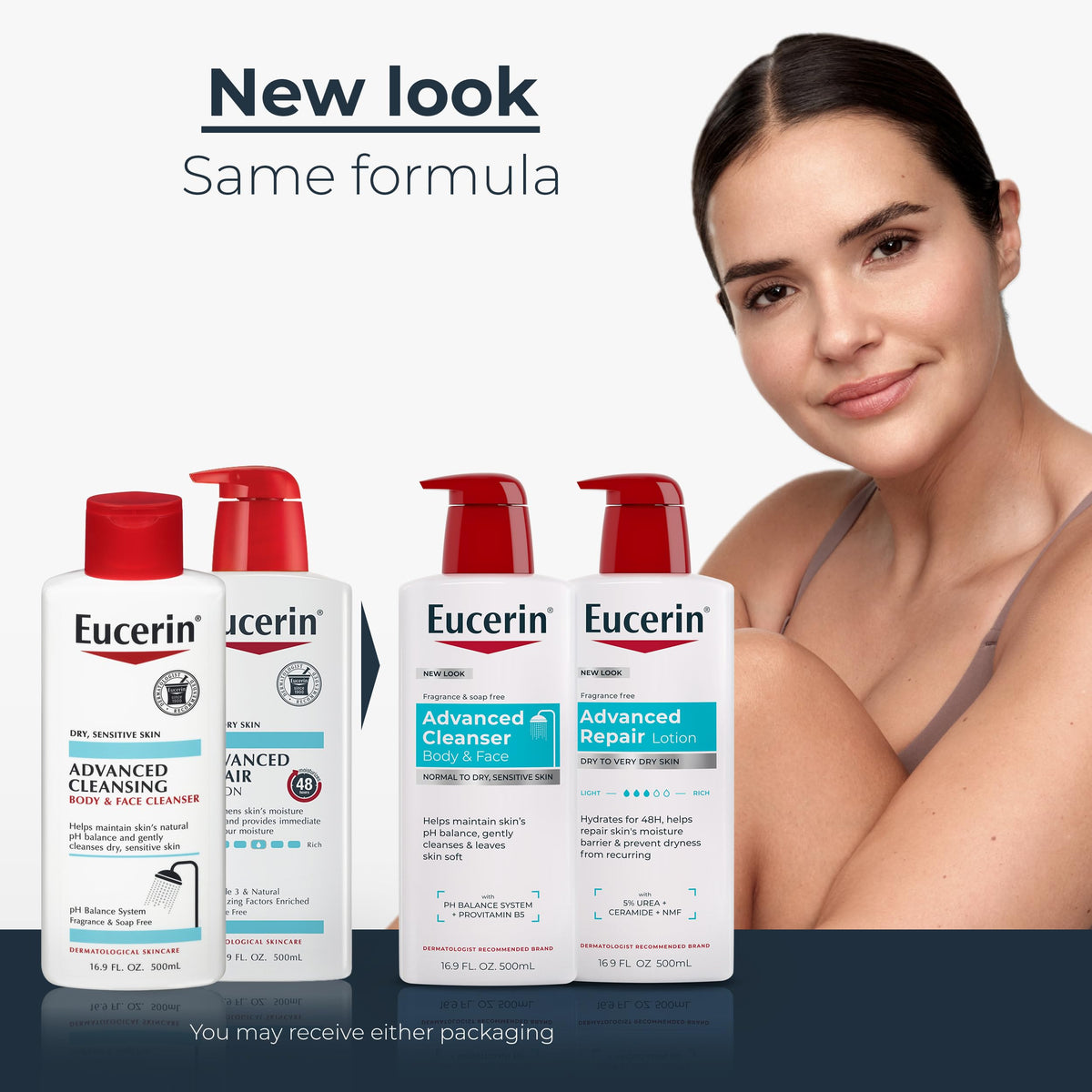 Eucerin Advanced Repair body lotion 16.9 fluid ounce bottle