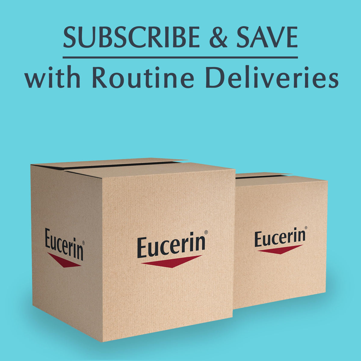 Texture demonstration of Eucerin Advanced Repair lotion