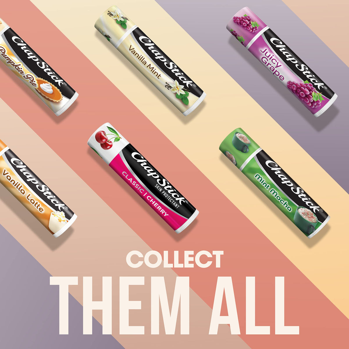ChapStick Cherry flavored moisturizing lip balm set for daily protection