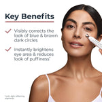 Eucerin Dark Circle Corrector eye brightening cream tube close up