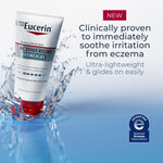 Eucerin baby safe eczema relief hydrogel packaging details close up