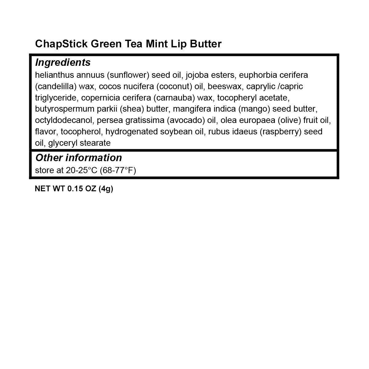 ChapStick lip balm stick designed for intensive daily hydration and dry skin relief