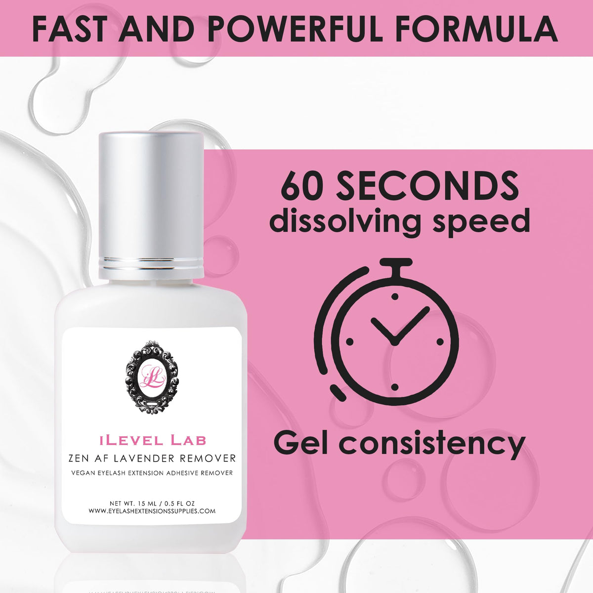 Ilevel Lab Zen Af gel lash adhesive remover for sensitive skin