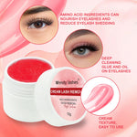 Wendy Lashes red label cream remover jar