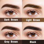 Close up of MVC light brown eyebrow tint texture