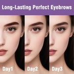 Instructions visualization for peel off brow gel