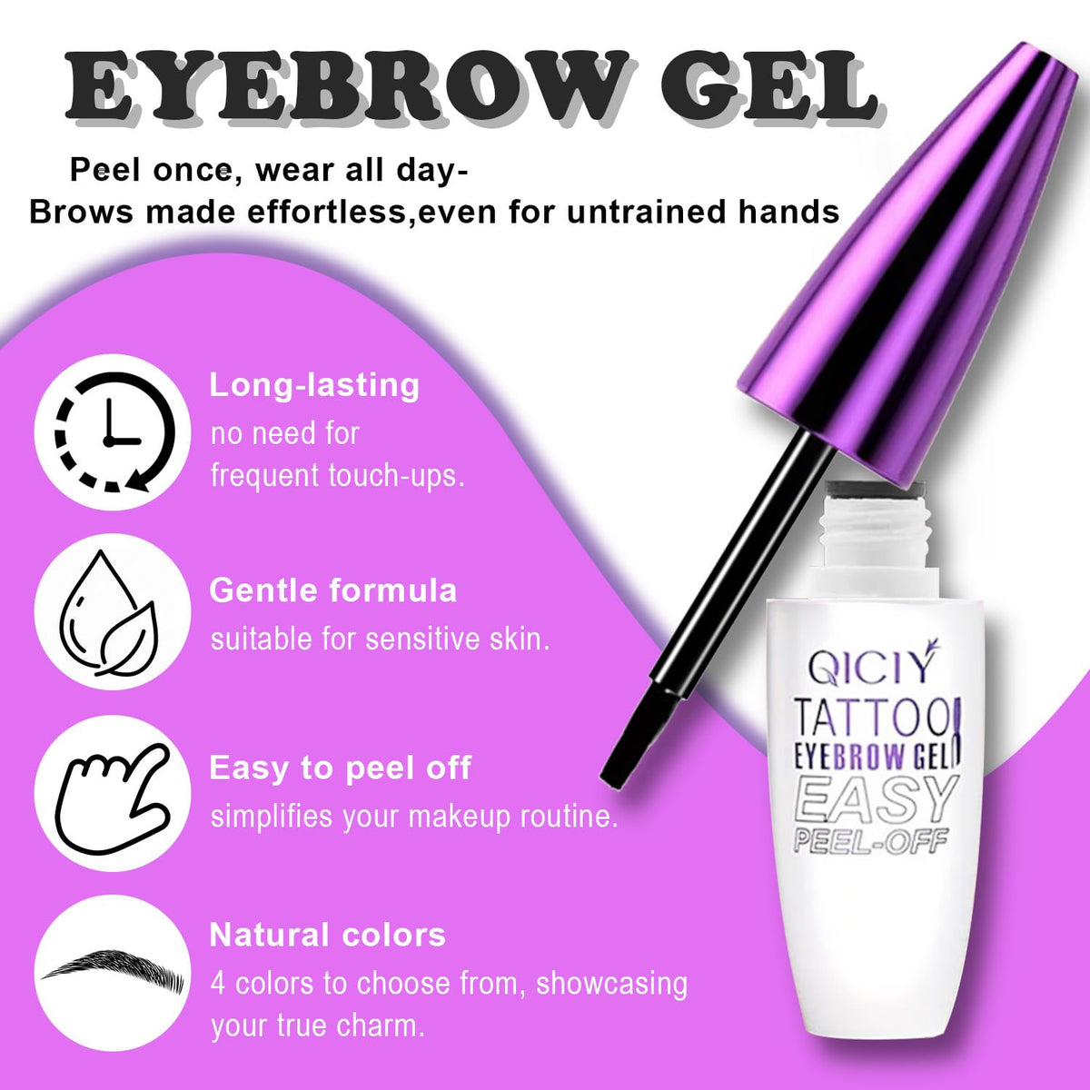 Datansun tattoo eyebrow gel packaging