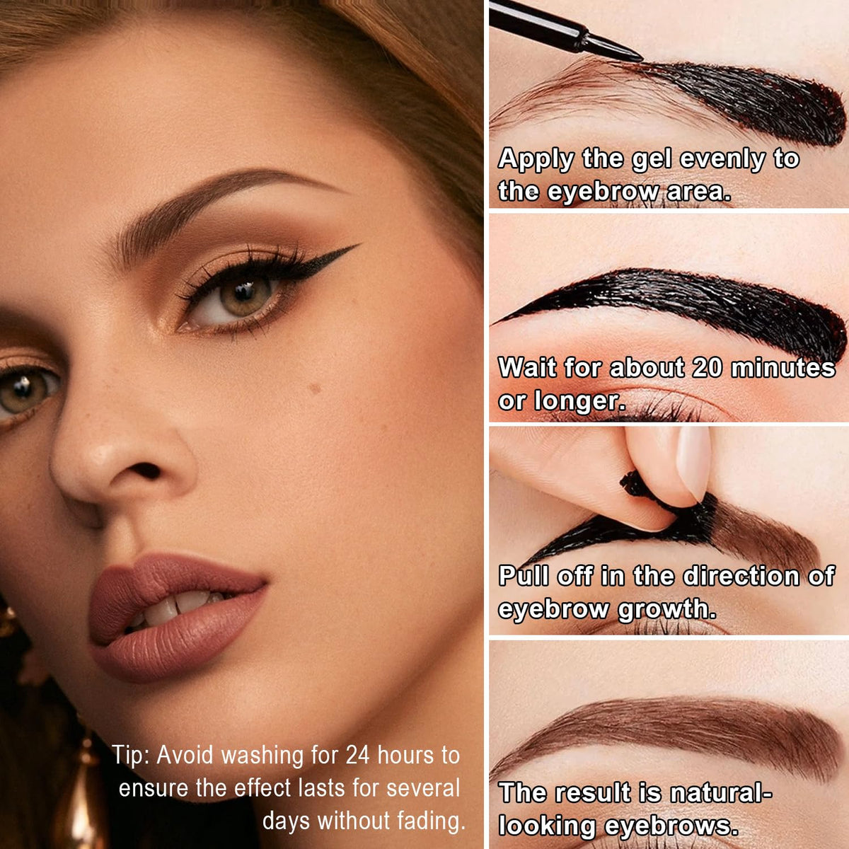 Dropy authentic imported eyebrow gel texture