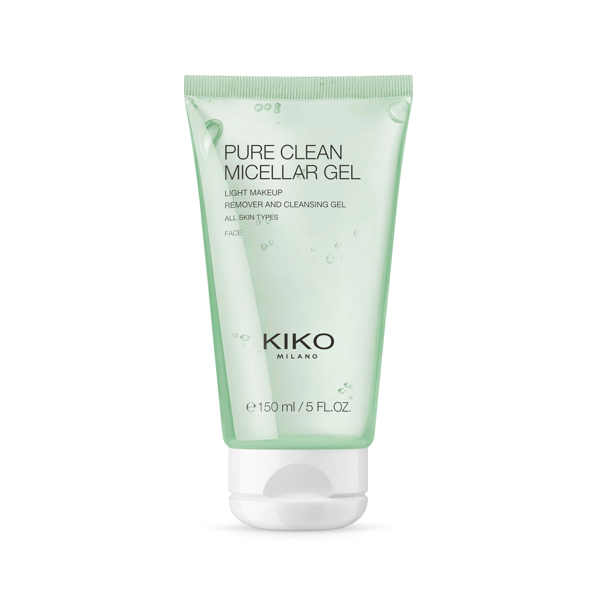 KIKO Milano Pure Clean Micellar Gel packaging details and ingredients list