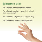 ChildLife Essentials Pure DHA for children brain and visual development supplement bottle base view