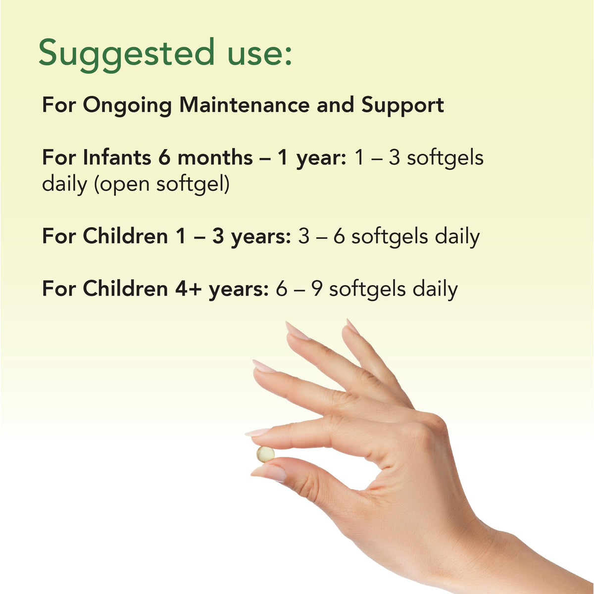 ChildLife Essentials Pure DHA for children brain and visual development supplement bottle base view
