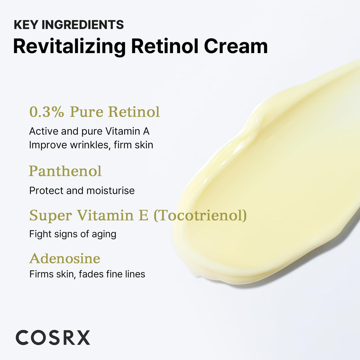 Demonstration of the semi-matte radiant finish of the COSRX sunscreen on the skin surface