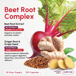 Close up of ForestLeaf beetroot capsule serving information